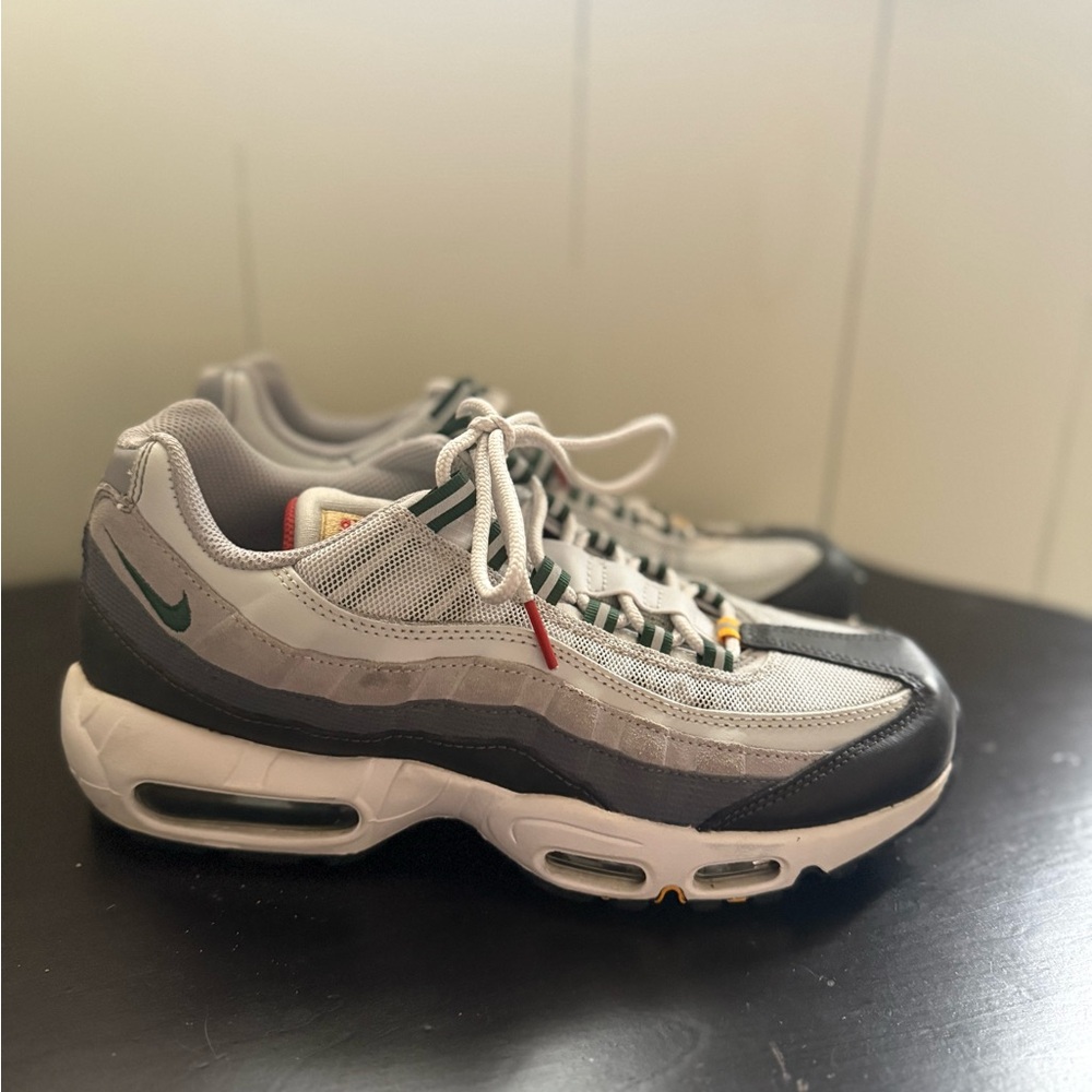 Nike Air Max 95 “Reverse Stash” Grey Green Red Gold Men’s 8.5